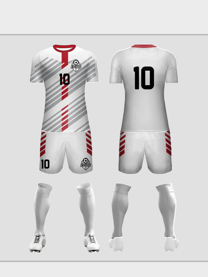 Simulador de uniformes de futebol feminino, modelos de jogos de